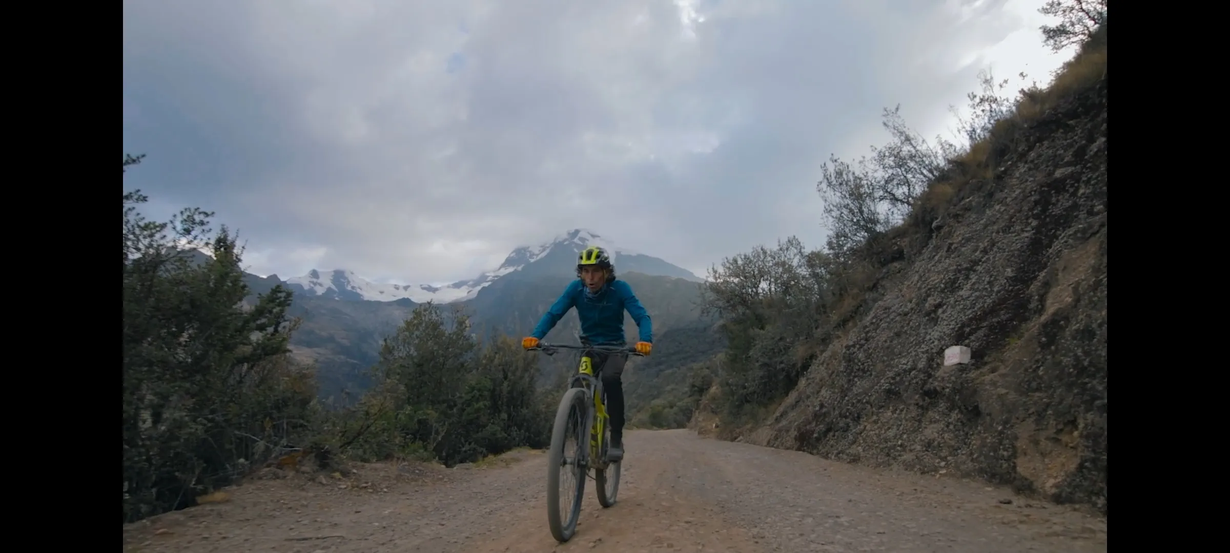 Puesta de sol en la Cordillera Blanca